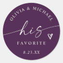 Search for plum wedding stickers Modern