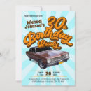 Search for humorous 30th birthday invitations Retro