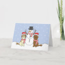 Search for irish setter christmas cards Snowman