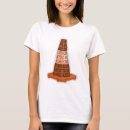 Search for road safety tshirts Traffic cone