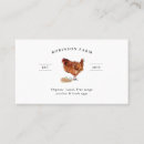 Search for chicken business cards Watercolor