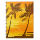 Search for palm tree notebooks Illustration