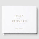 Search for gold wedding guest books Classy