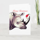 Search for rhino christmas cards Santa