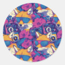 Search for fox in flowers stickers Foxes