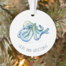 Search for octopus christmas tree decorations Nautical