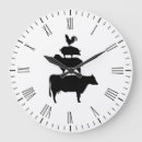 Search for animal silhouette clocks Rustic