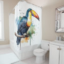 Search for tropical rainforest shower curtains Colourful