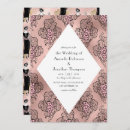 Search for wine and gold wedding invitations Blush