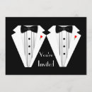 Search for gay men wedding invitations Black