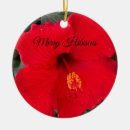 Search for hibiscus christmas tree decorations Red