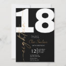 Search for modern eighteen birthday invitations Elegant