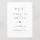 Search for plain wedding invitations Minimal