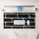Search for brick wall mousepads Black and white