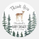Search for deer thank you stickers Gender neutral