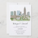 Search for city wedding invitations Watercolor