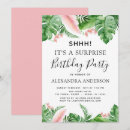 Search for palm birthday invitations Watercolor