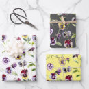 Search for pansy wrapping paper Purple