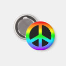 Search for peace sign magnets Hippie