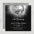 Search for 25th silver wedding anniversary invitations Twenty fifth