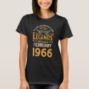 Search for born in 1966 tshirts Were