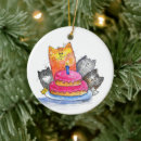 Search for gray cat christmas tree decorations Cute