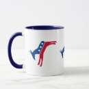 Search for democrat donkey mugs Red white and blue