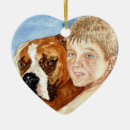 Search for boxer dog christmas tree decorations Pets