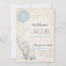 Search for baby elephant birthday invitations Party
