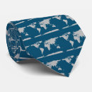 Search for blue map ties World