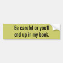 Search for my book bumper stickers Humourous