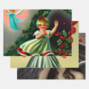 Search for angel christmas wrapping paper Decoupage