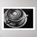 Search for cafe art Black and white photography