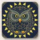 Search for owl coasters Artistic
