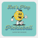 Search for mascot stickers Pickleball