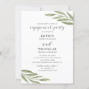 Search for foliage engagement party invitations Modern