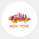Search for manhattan skyline stickers New york city skyline
