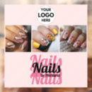 Search for nail salon window decals Logo