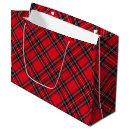 Search for black and red gift bags Tartan