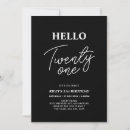 Search for milestone 21st birthday invitations Chic