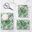 Search for palm leaves wrapping paper Tropics