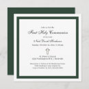 Search for emerald green and white invitations Classic