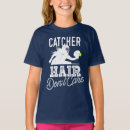 Search for softball catcher tshirts Hair