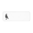 Search for crow return address labels Ravens