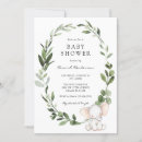 Search for eucalyptus wreath baby shower invitations Botanical
