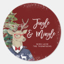 Search for glitter deer stickers Red