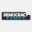 Search for democracy bumper stickers Political
