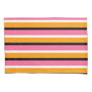 Search for orange stripes pillowcases Pattern