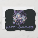 Search for purple halloween cards Witch