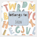 Search for blue alphabet stickers Kids